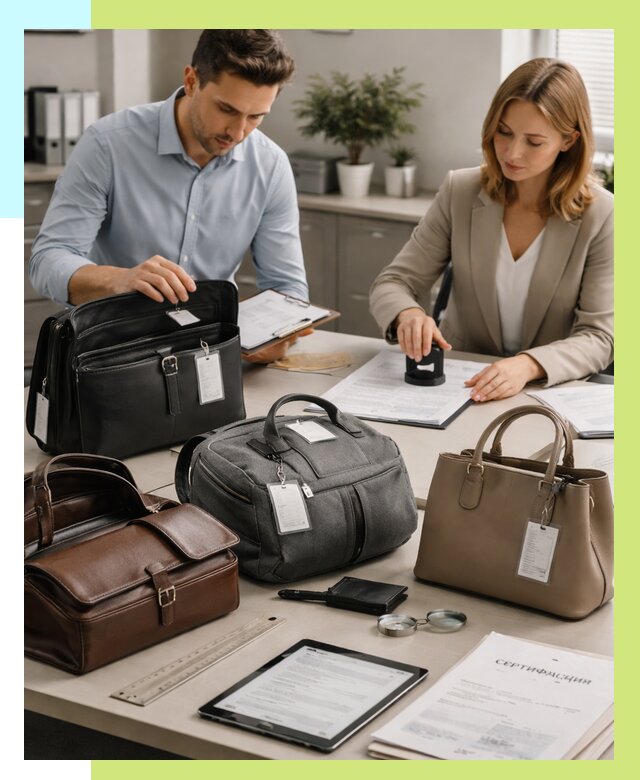 Сертификация сумок в Слободской от 7729 руб. | Алешин-Слб