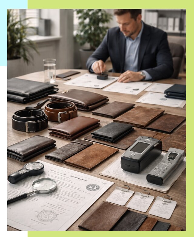 Сертификация кожаных изделий в Слободской от 12366 р. | Алешин-Слб