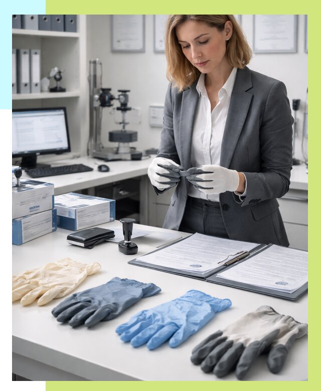 Сертификация перчаток в Слободской от 8759 р. | Алешин-Слб