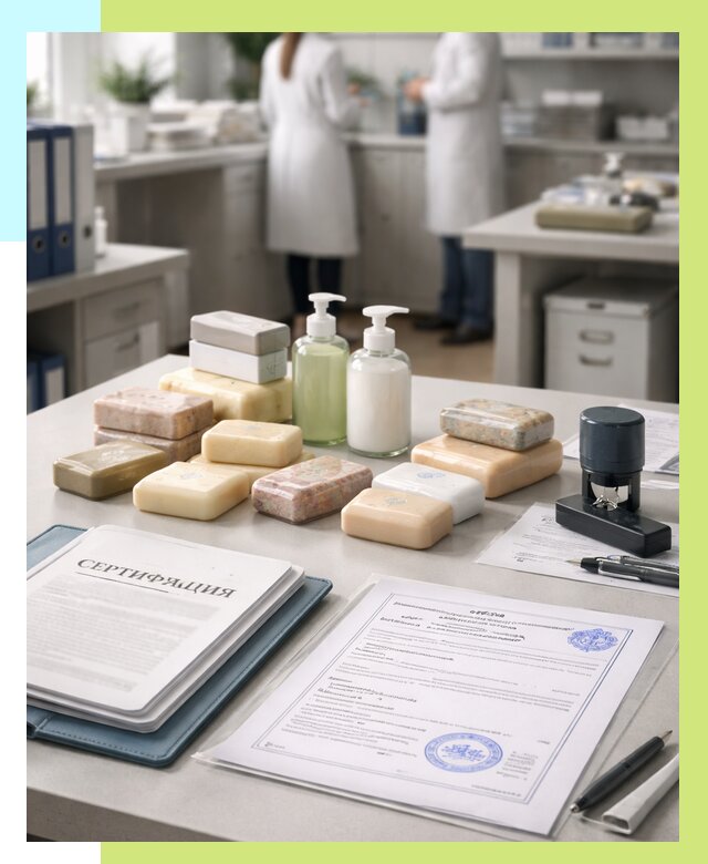 Сертификация мыла и сертификат на мыло в Слободской от 12366 | Алешин-Слб