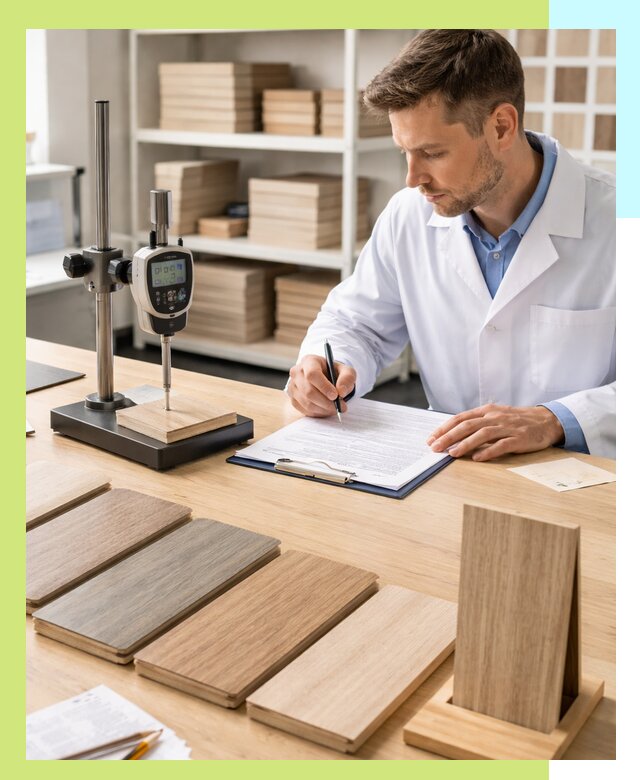 Сертификация ламината с испытаниями и оформлением документов в Слободской