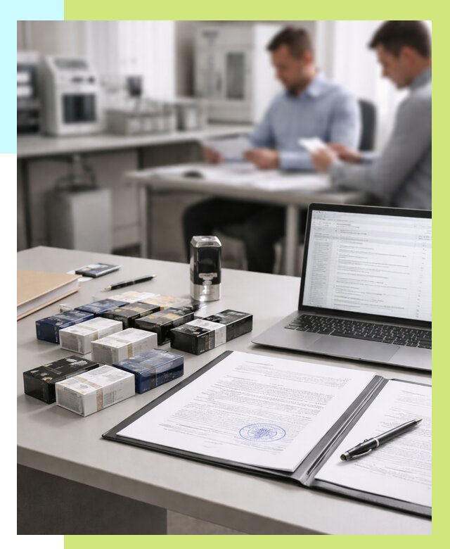 Сертификация сигарет под ключ в Слободской от 46373 р. | Алешин-Слб