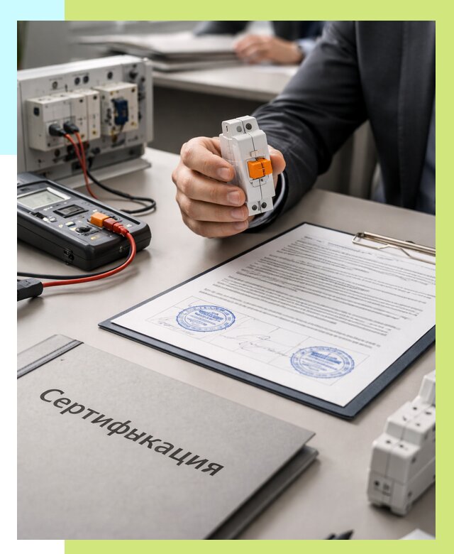 Сертификация выключателей под ключ в Слободской от 15458 р. | Алешин-Слб