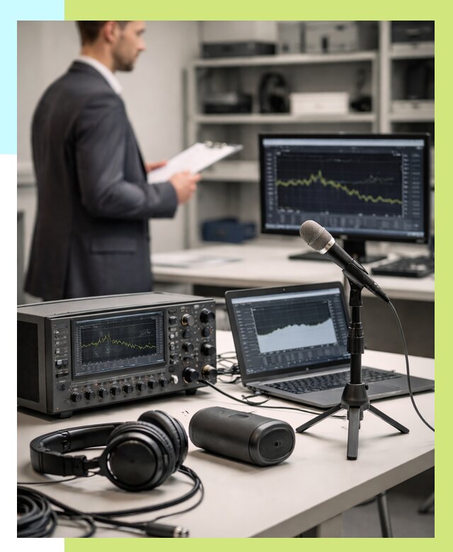 Сертификация аудиотехники в Слободской от 15458 р., Алешин-Слб