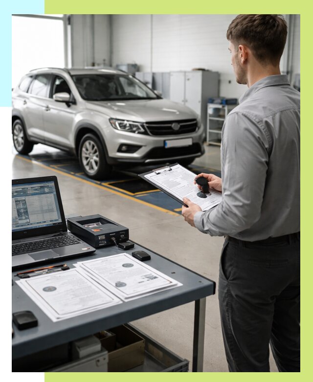 Сертификация транспортных средств в Слободской от 12366 р. | Алешин-Слб