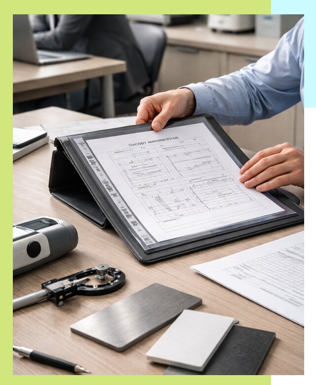 Оформление паспорта материала для продукции в Слободской