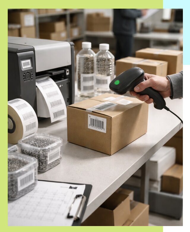 Штрихкодирование продукции и маркировка для продажи в Слободской