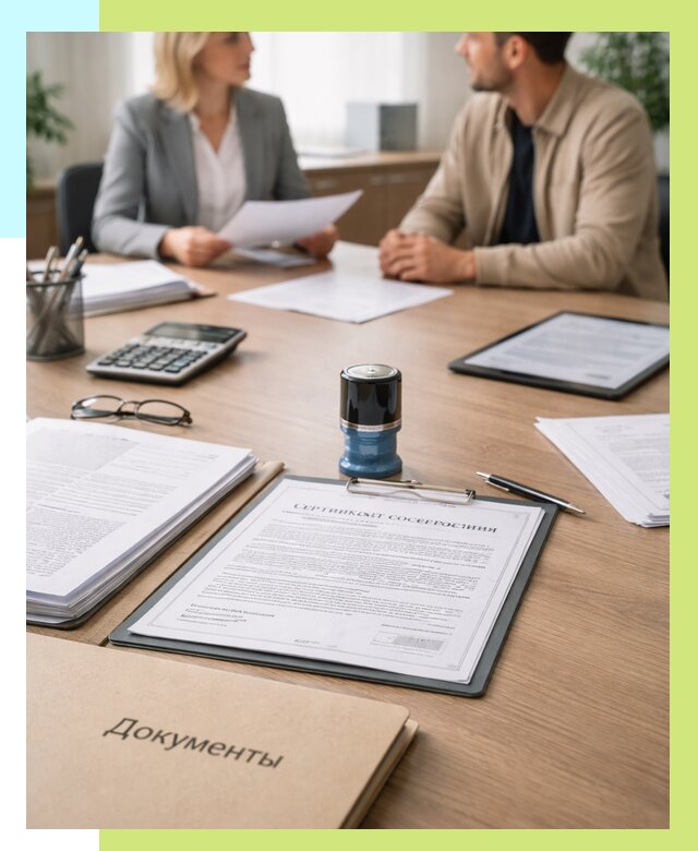 Сертификат соответствия на продукцию в Слободской от 15458 р.|Алешин-Слб