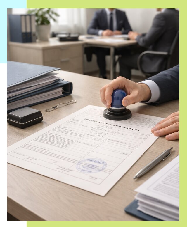 Сертификат происхождения СТ 1 в Слободской от 4637 р. | Алешин-Слб