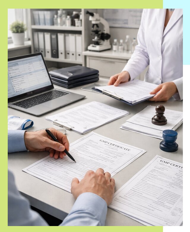 Оформление сертификата GMP в Слободской для фармпроизводства