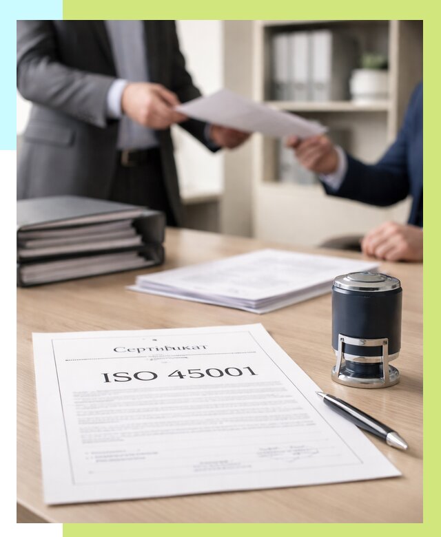 Сертификат ISO 45001 в Слободской под ключ от 46373 р. | Алешин-Слб