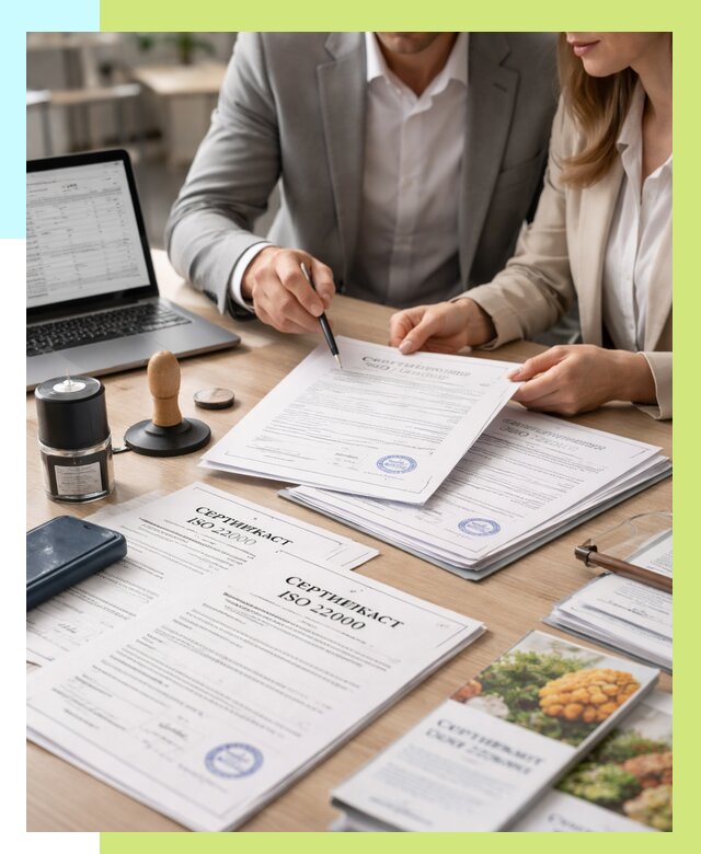 Сертификат ISO 22000 в Слободской от 41220 р. под ключ | Алешин-Слб