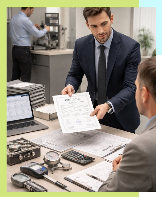 Выдача сертификата ISO 10012 по требованиям метрологии в Слободской