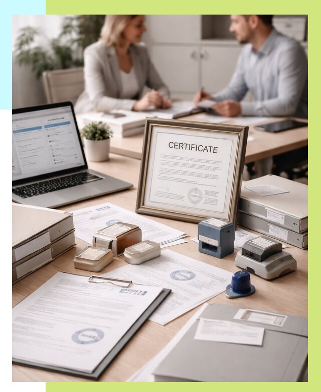 Сертификация компании в Слободской от 46373 р. | Алешин-Слб — заказ